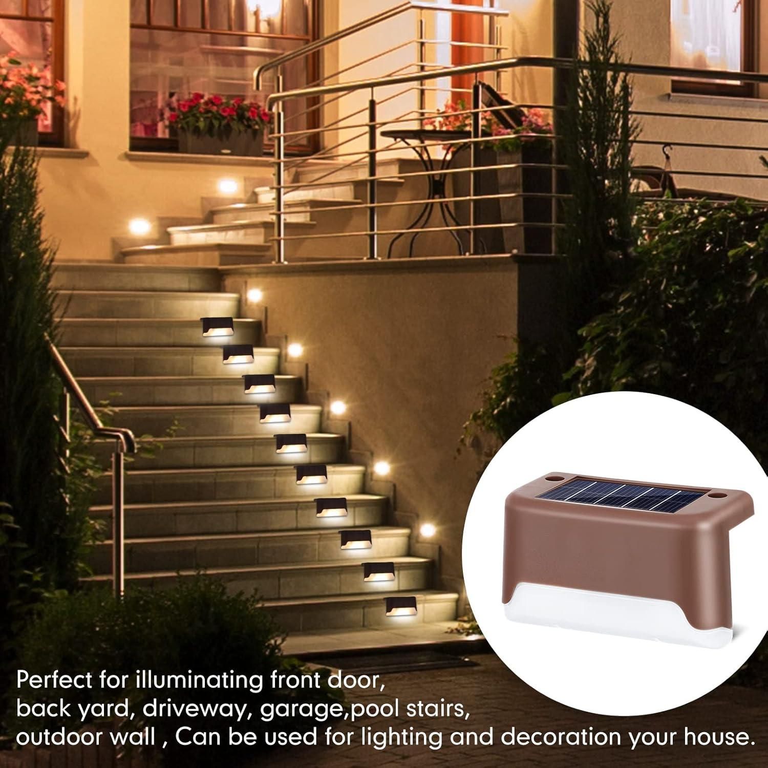 Solar Deck Lights Outdoor – Waterproof LED Lights for Garden & Patio - My Store